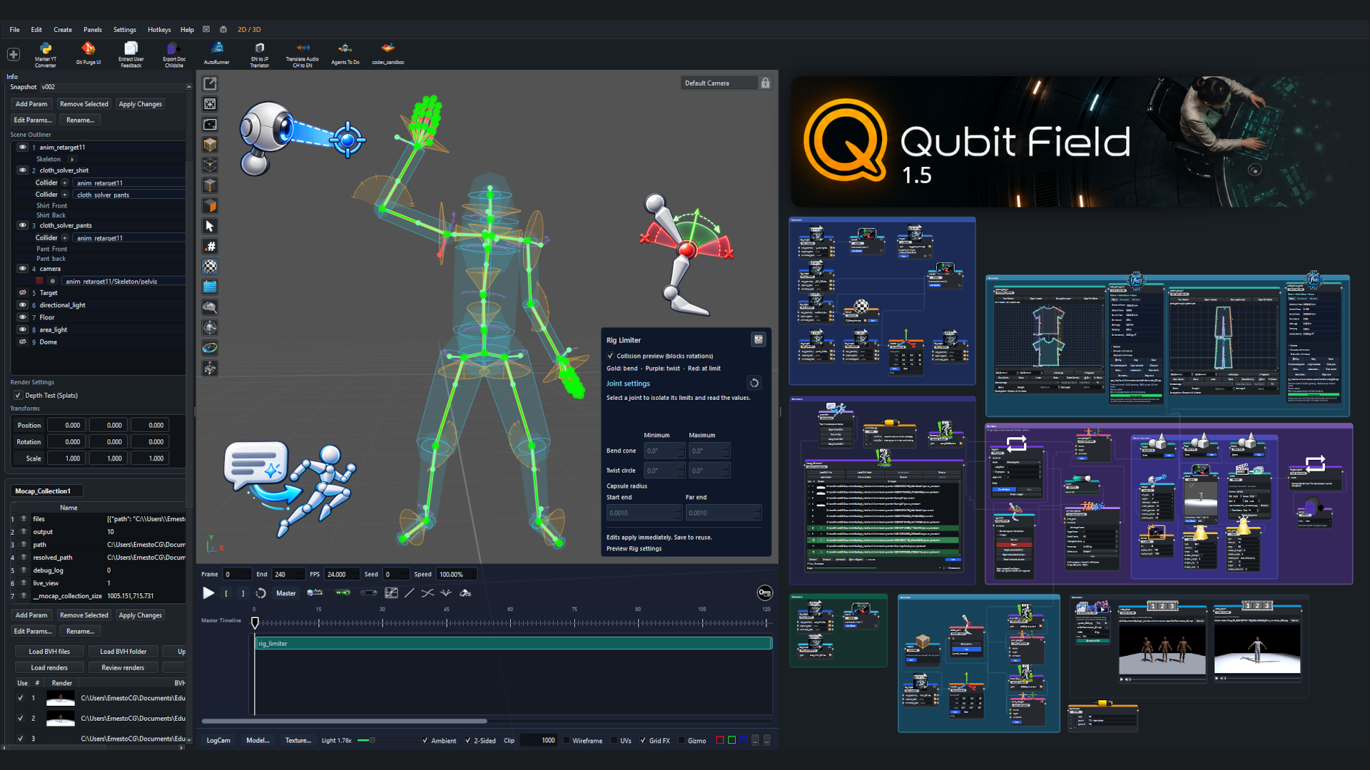 Qubit Field TTM